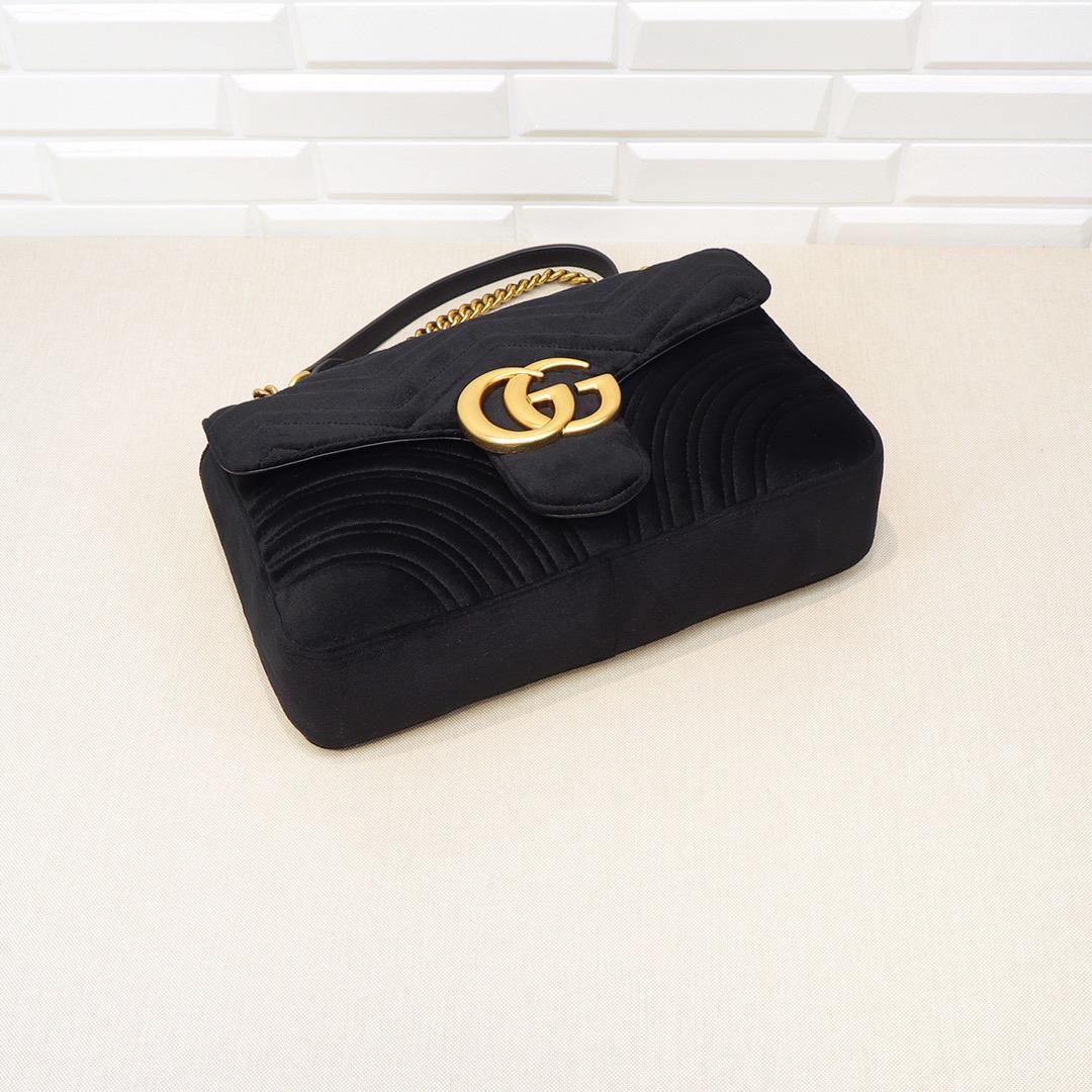 Double-G GG Marmont Shoulder Bag - Gorchic - $130.99