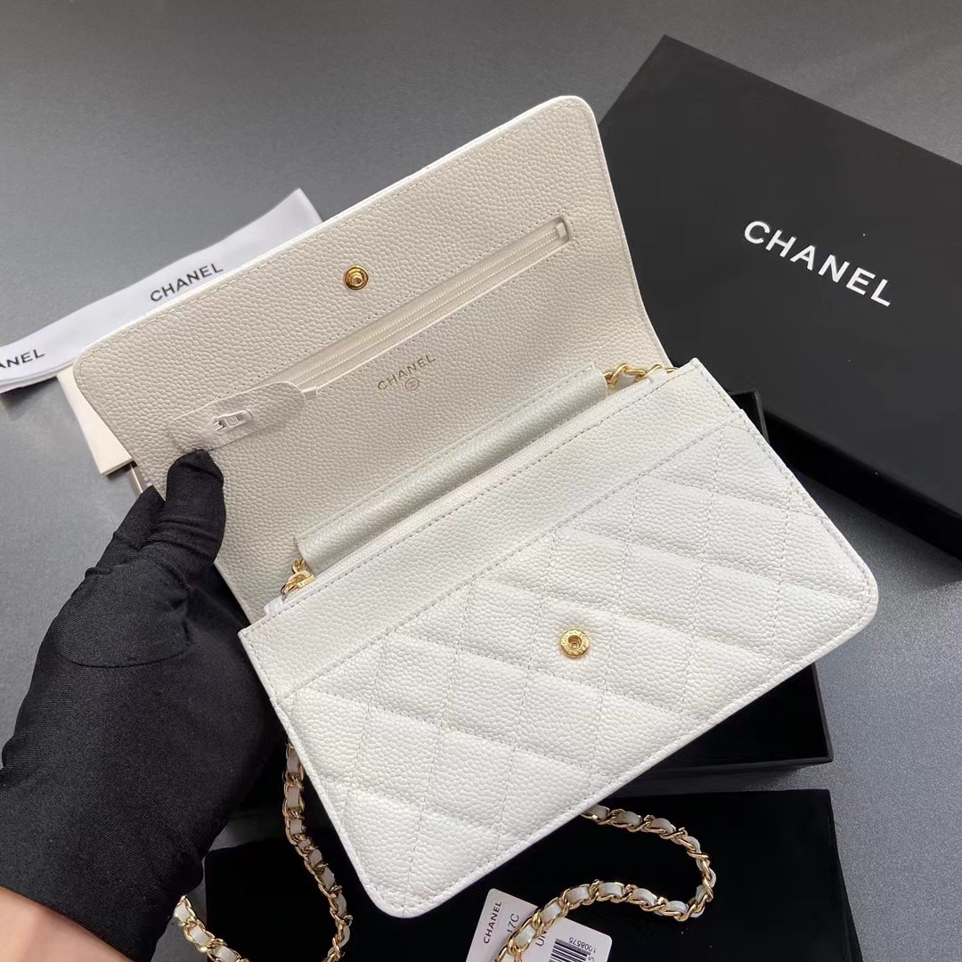 CC Inspired Classic Wallet On Chain Handbags - Bag - Gorchic - $118.99