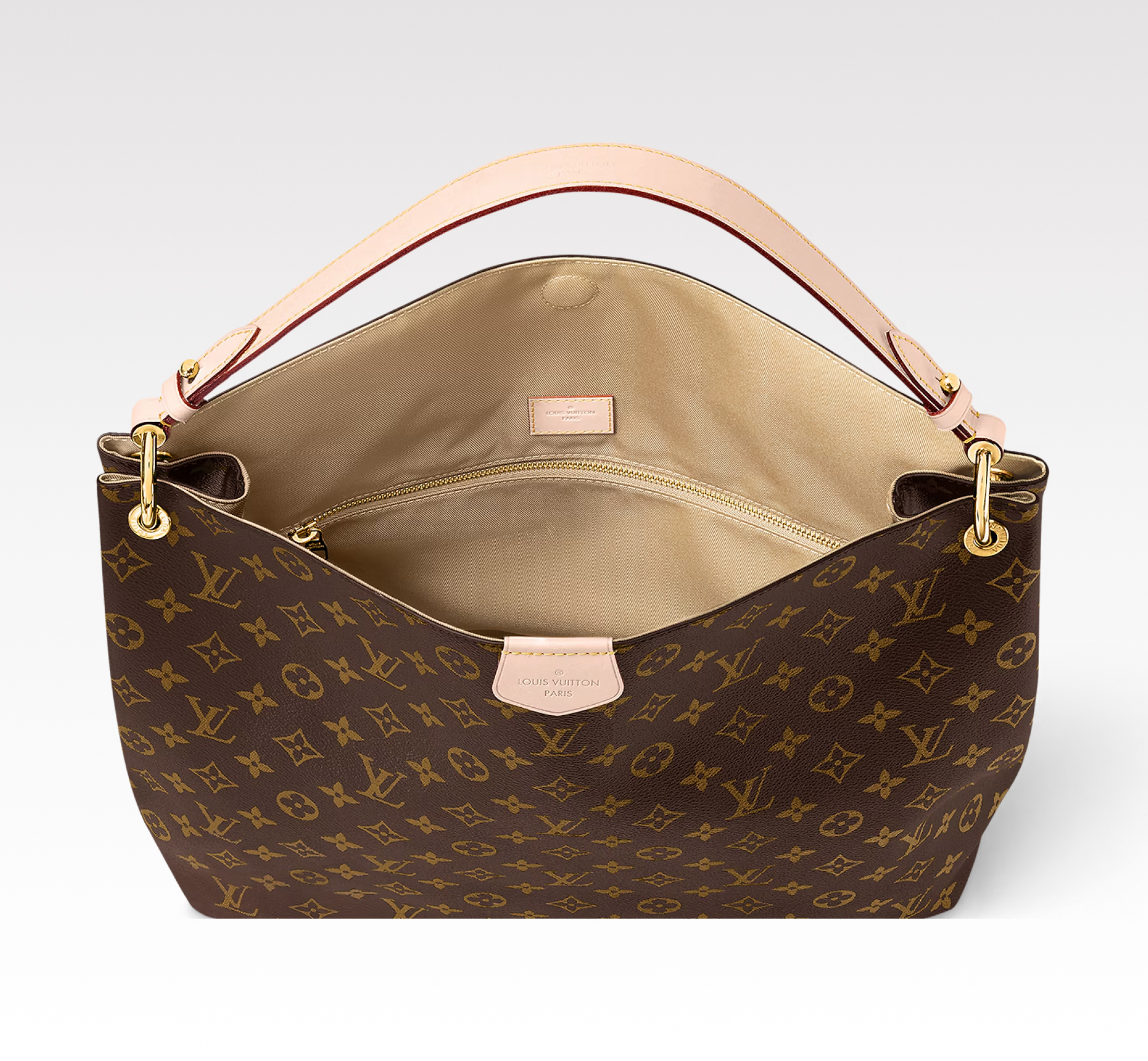 Designer Monogram Graceful PM Monogram Canvas Shoulder Bag - Gorchic - $116.99