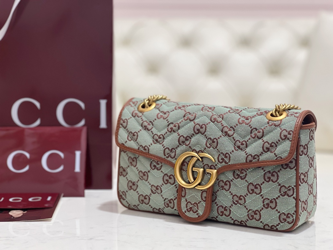 Double-G GG Marmont Shoulder Bag Multiple Size - Bag - Gorchic - $124.99