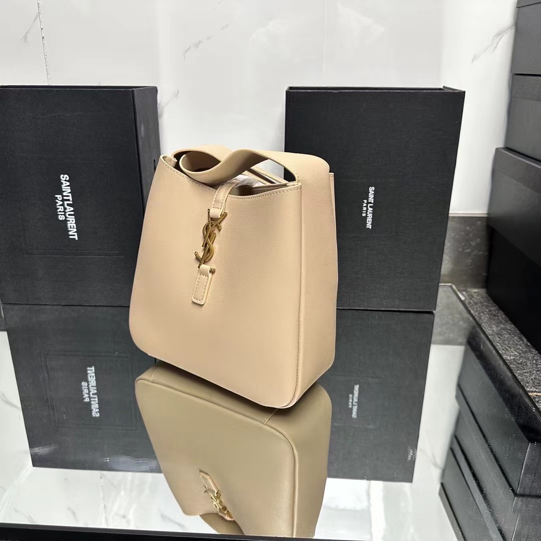 Lady Designer Supple Small leather shoulder bag-Beige - Bag - Gorchic - $146.99