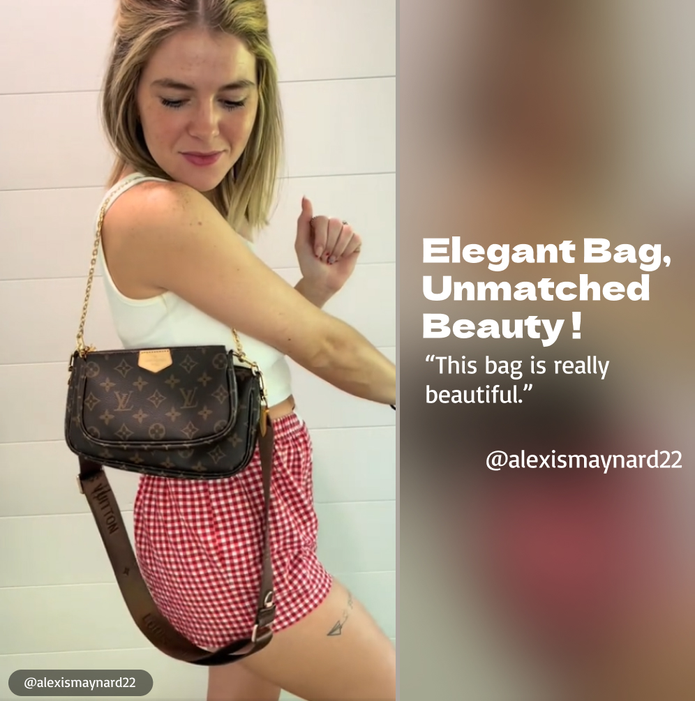 Designer Monogram  Multi Pochette Accessoires Bag - Gorchic - $91.99