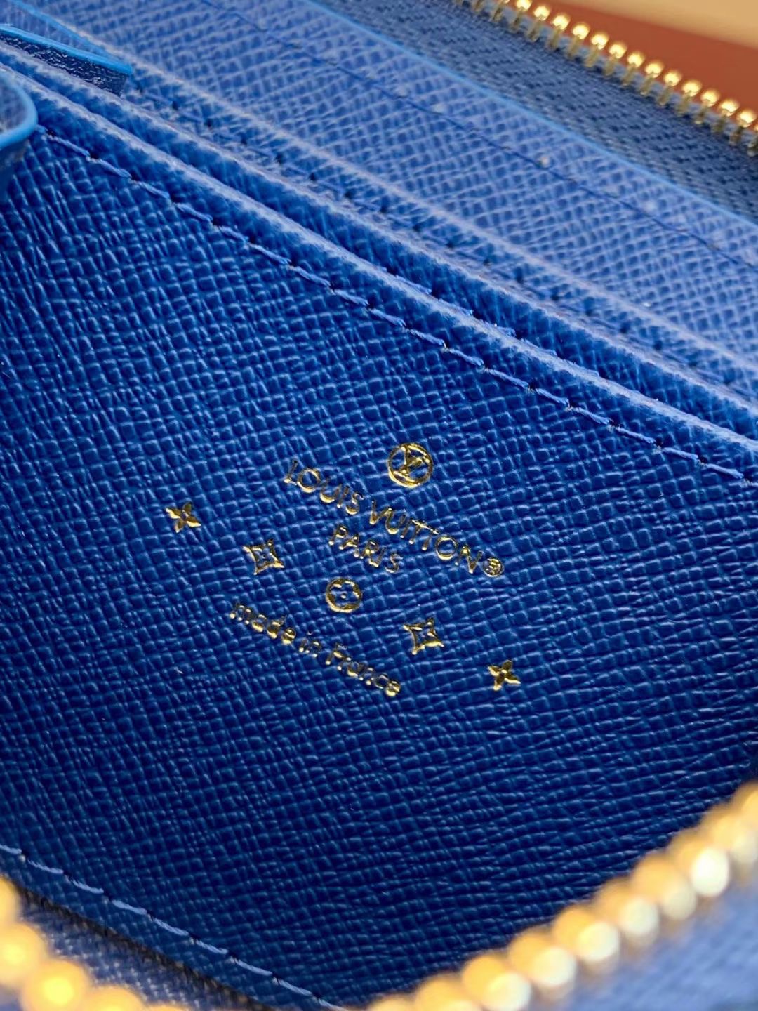 Designer Monogram Lou Wallet Monogram Denim Wallet - Gorchic - $80.99