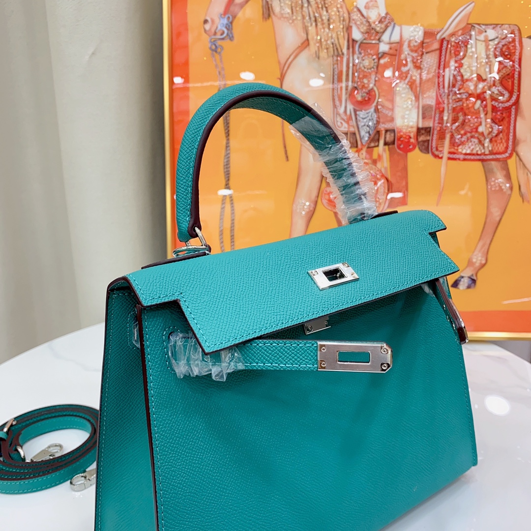 H-Inspired Kelly Haze Light Green Silver Hardware - Bag - Gorchic - $156.99