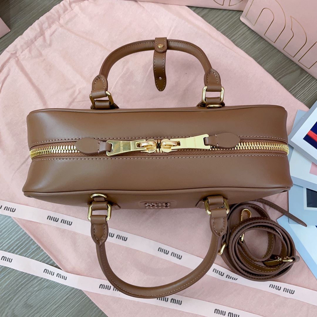 MU New Bowling Bag - Brown Bag - Gorchic - $123.99