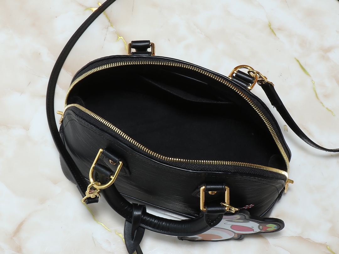 Designer Monogram x Murakami  x TM Alma BB Epi Black Bag - Gorchic - $138.99