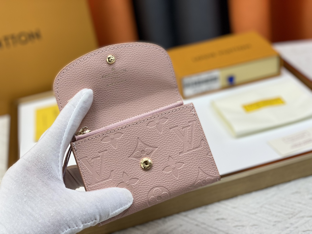 Designer Monogram Wallet Rosalie Coin Purse - Bag - Gorchic - $61.99