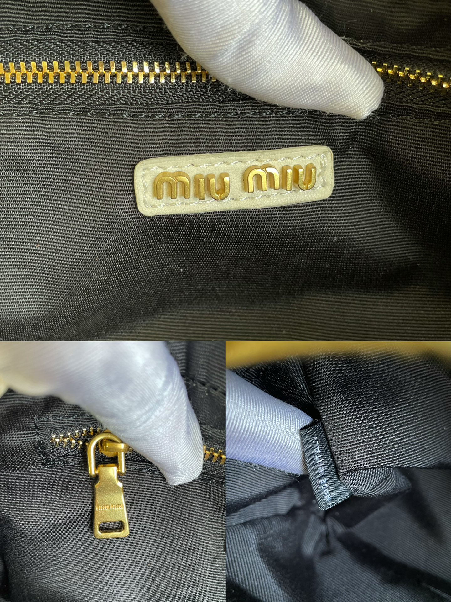 MU Arcadie matelassé nappa leather bag White S-wide Size - Bag - Gorchic - $131.99