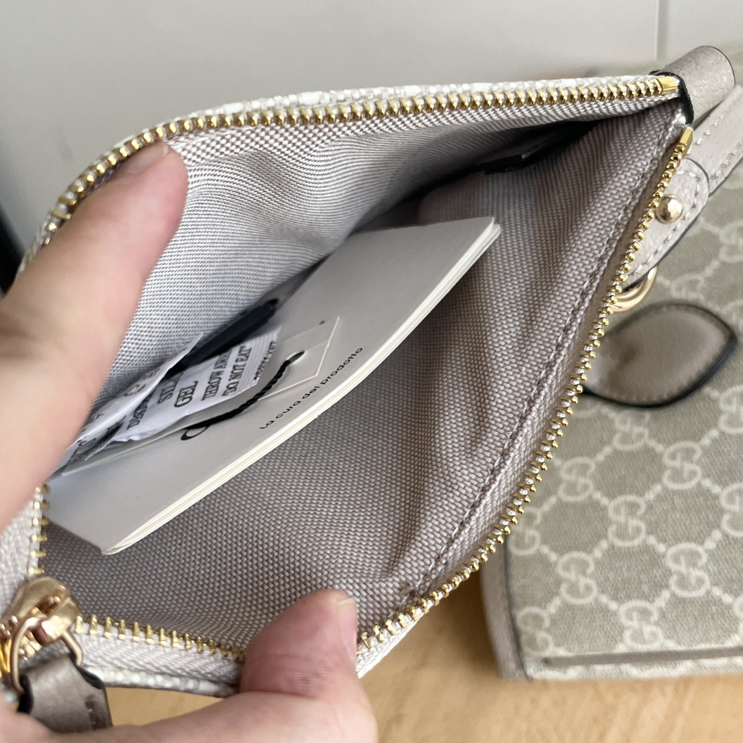 Double-G Ophidia Small Tote Bag - Oatmeal Bag - Gorchic - $123.99