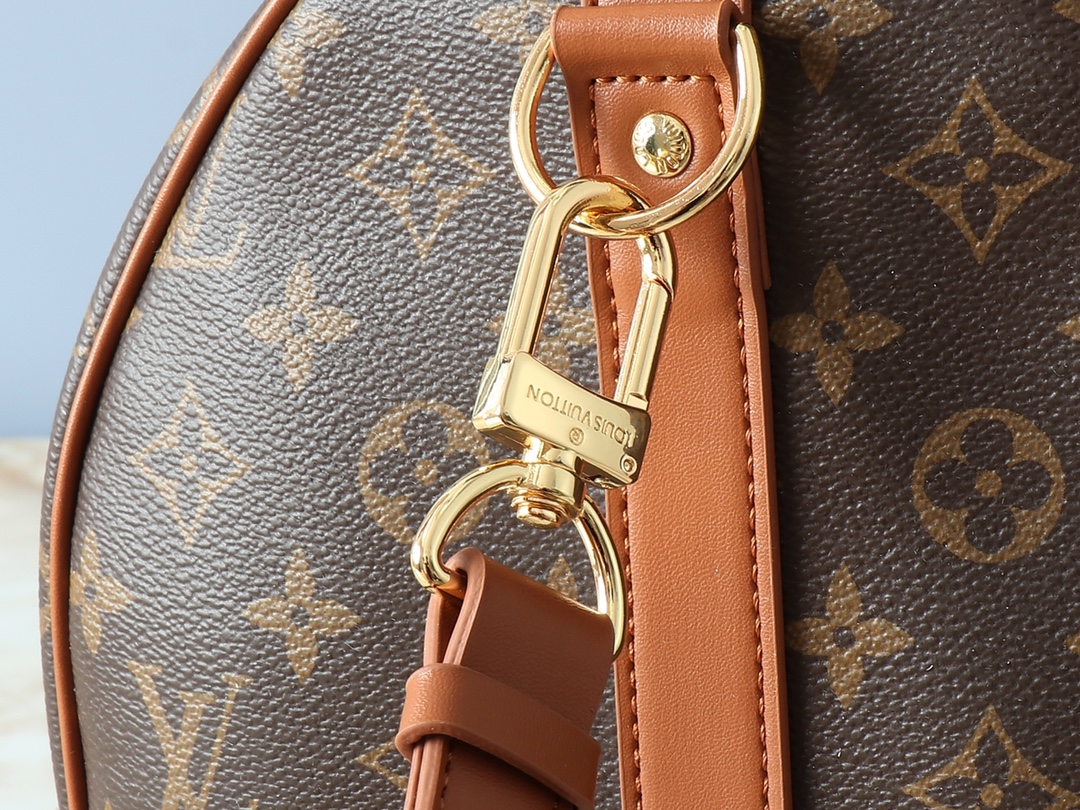 Designer Monogram Keepall Bandoulière 50 Monogram Distressed Leather- Bag - Gorchic - $165.99