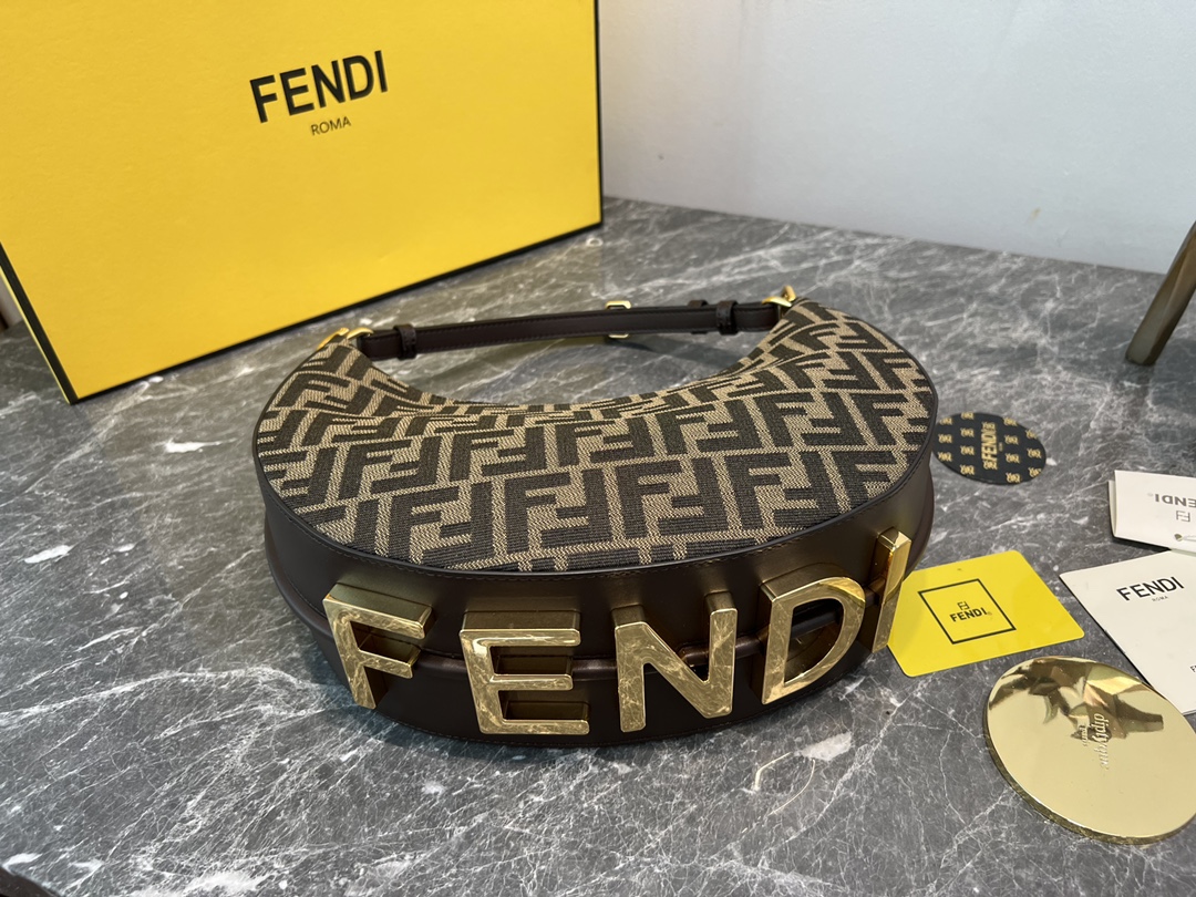 FD FDgraphy Small Hobo Bag - Gorchic - $136.99