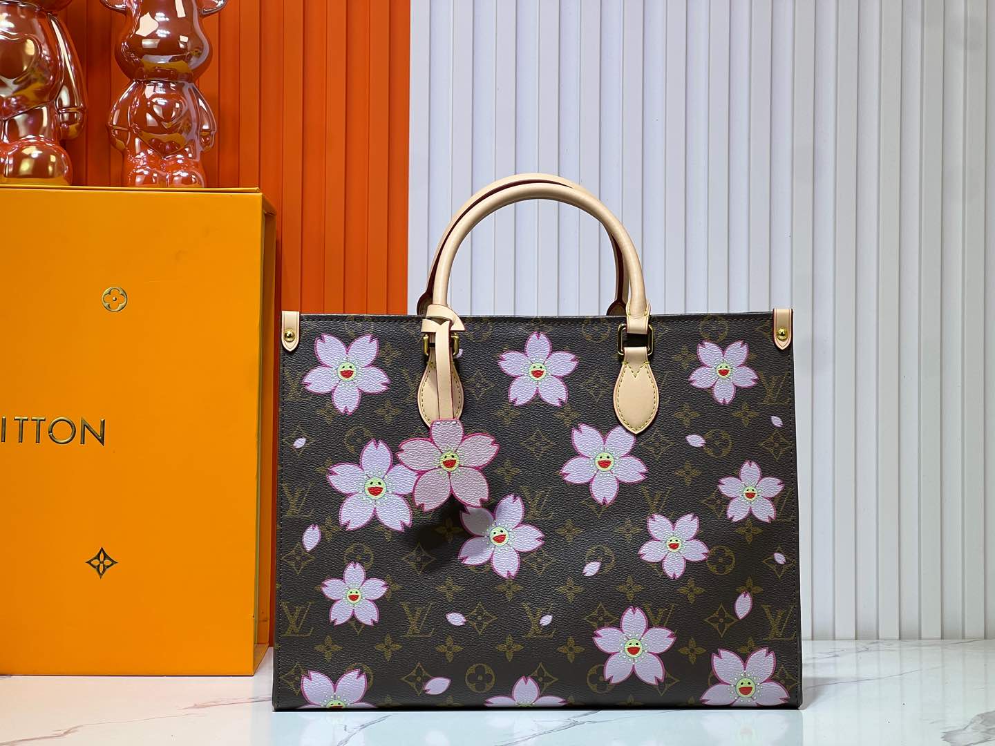 Designer Monogram x Murakami  x TM On The Go MM Bag - Gorchic - $130.99