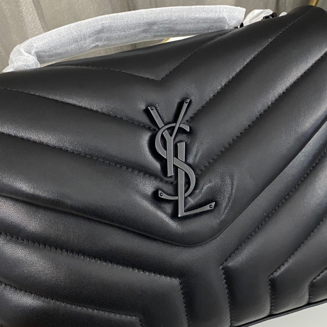 Lady Designer Loulou Small Quilted Leather Shoulder Bag Black - Bag - Gorchic - $121.99