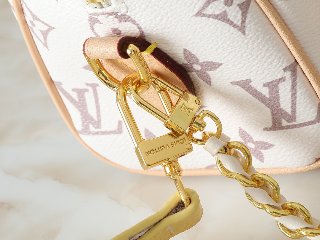 Designer Monogram Speedy 18 White Style - Bag - Gorchic - $131.99