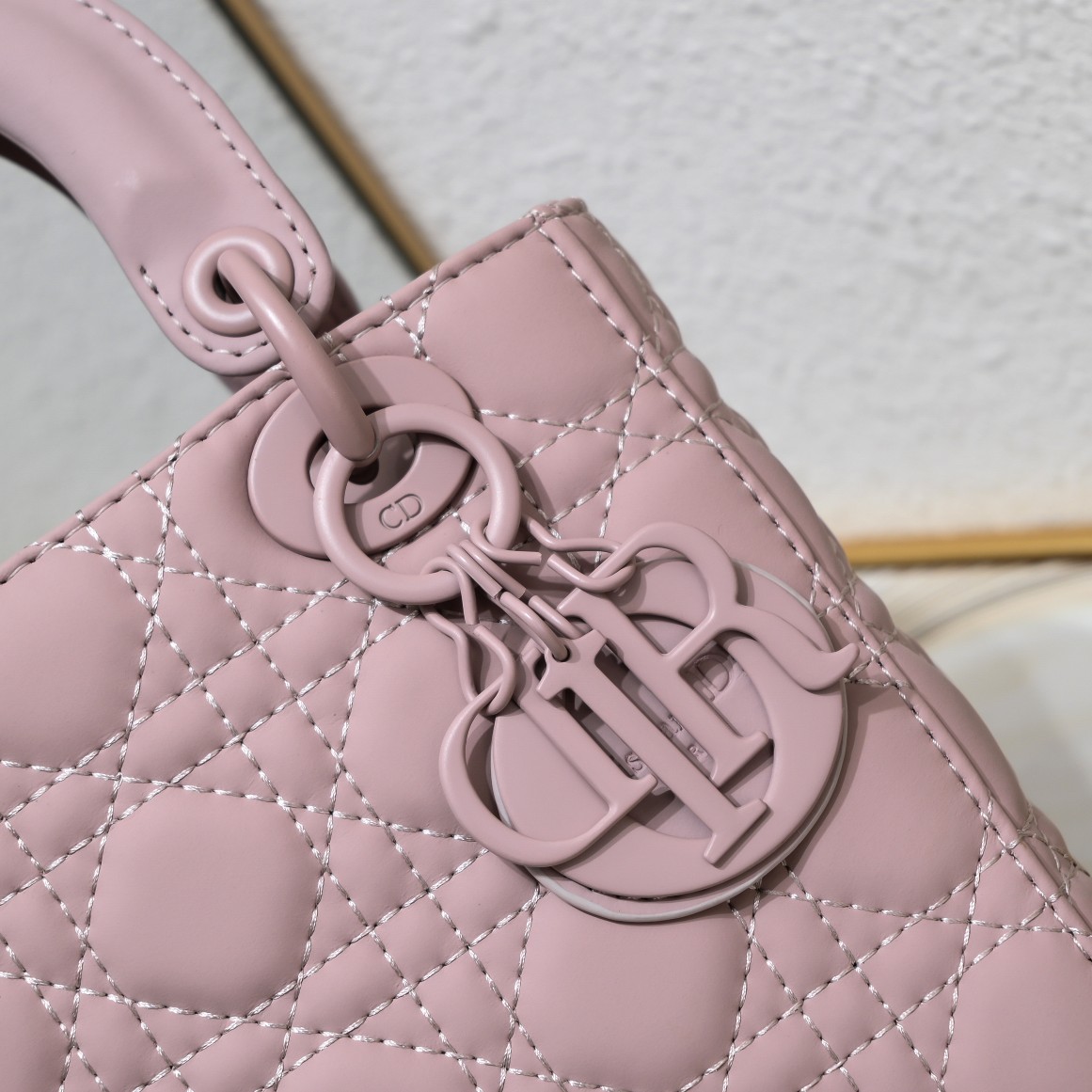 D Inspired Small Lady D Inspired Bag Purple Ultramatte Calfskin - Bag - Gorchic - $144.99