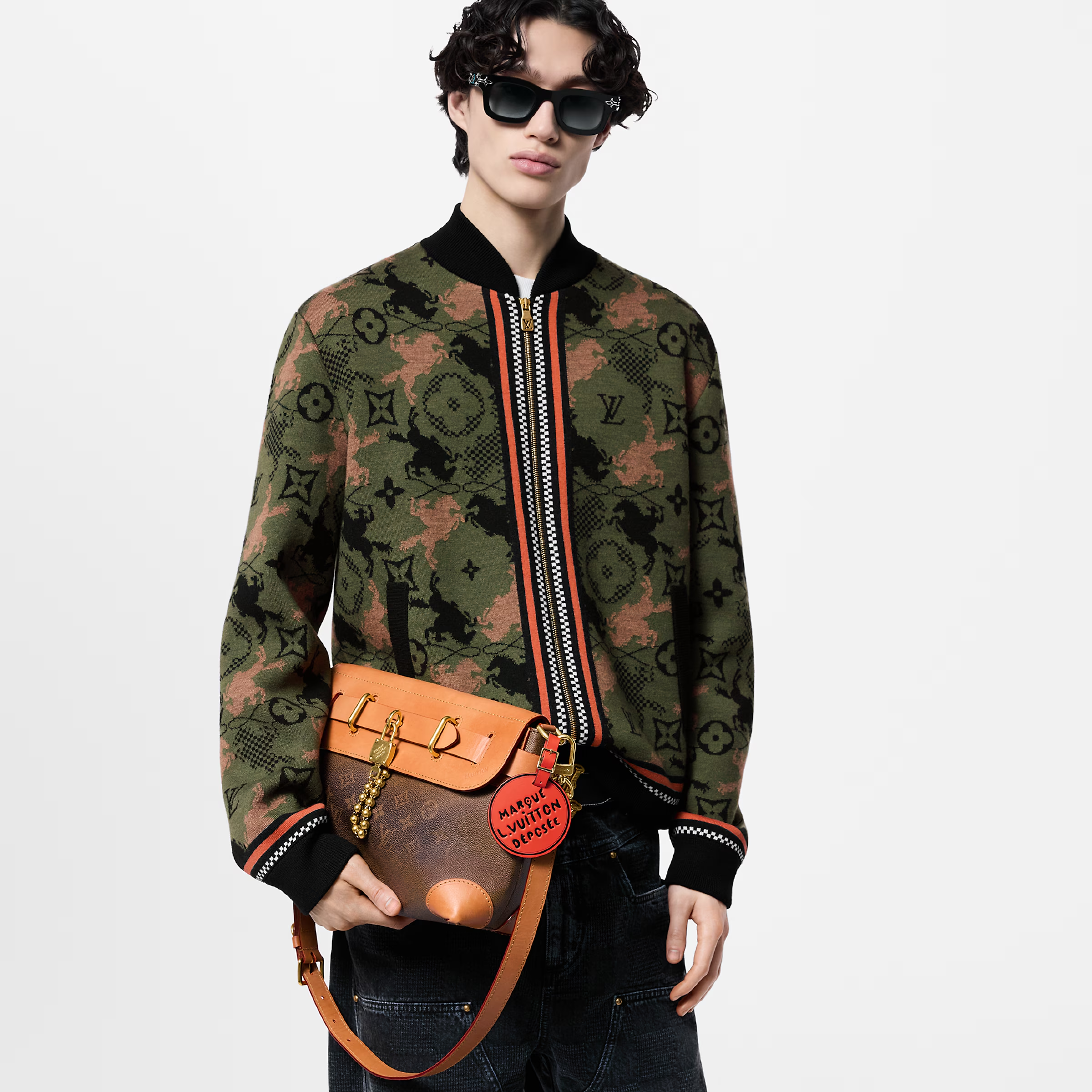 Designer Monogram Steamer Crossbody Monogram canvas  Bag - Gorchic - $117.99