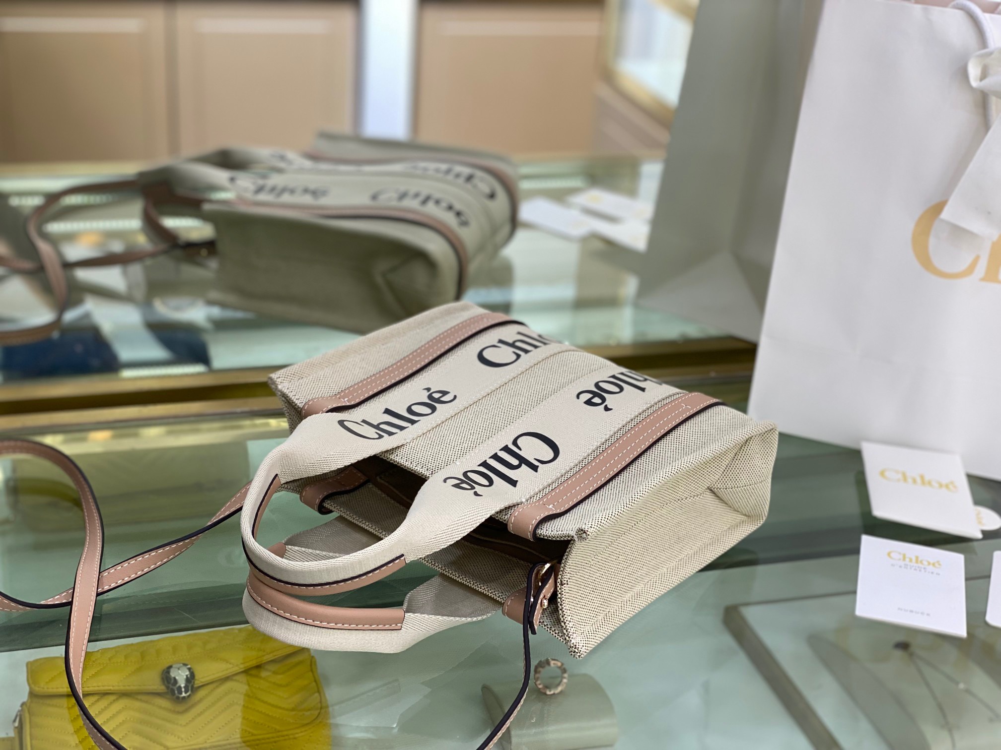 chleo Woody tote bag Small Size - Bag - Gorchic - $113.99