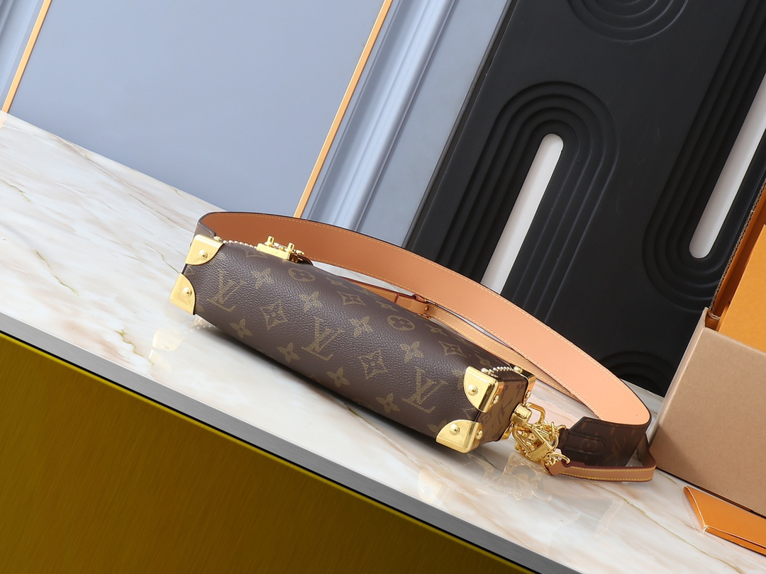 Designer Monogram Slim Trunk Monogram Canvas Bag - Gorchic - $122.99