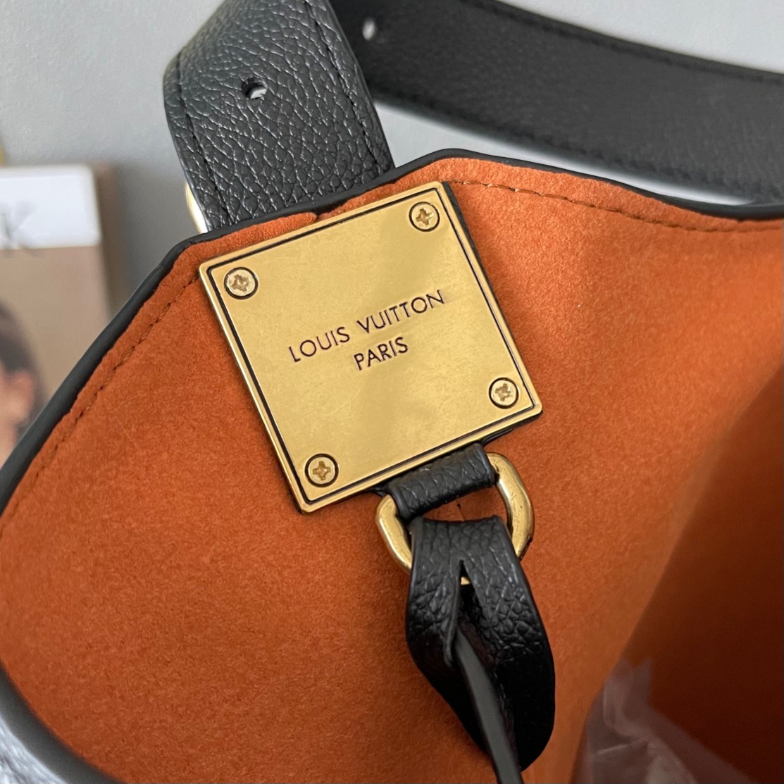 Designer Monogram  Low Key Hobo MM Bag in Black - Bag - Gorchic - $138.99