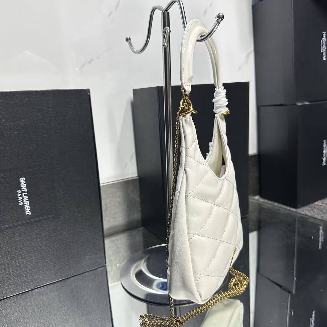 Lady Designer New Sade hobo - White Bag - Gorchic - $129.99