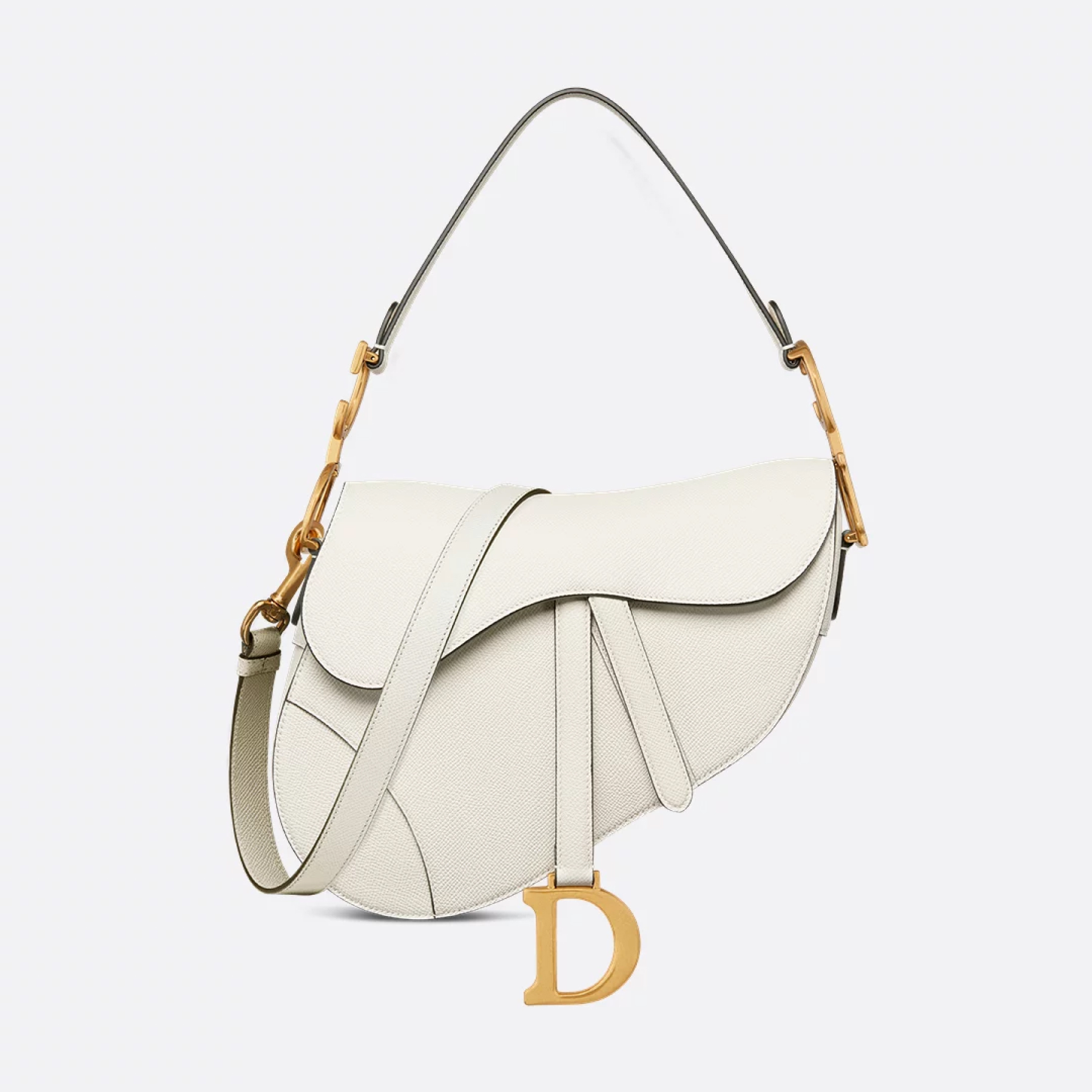 D Inspired Saddle Latte Grained Calfskin Bags - Gorchic - $148.99