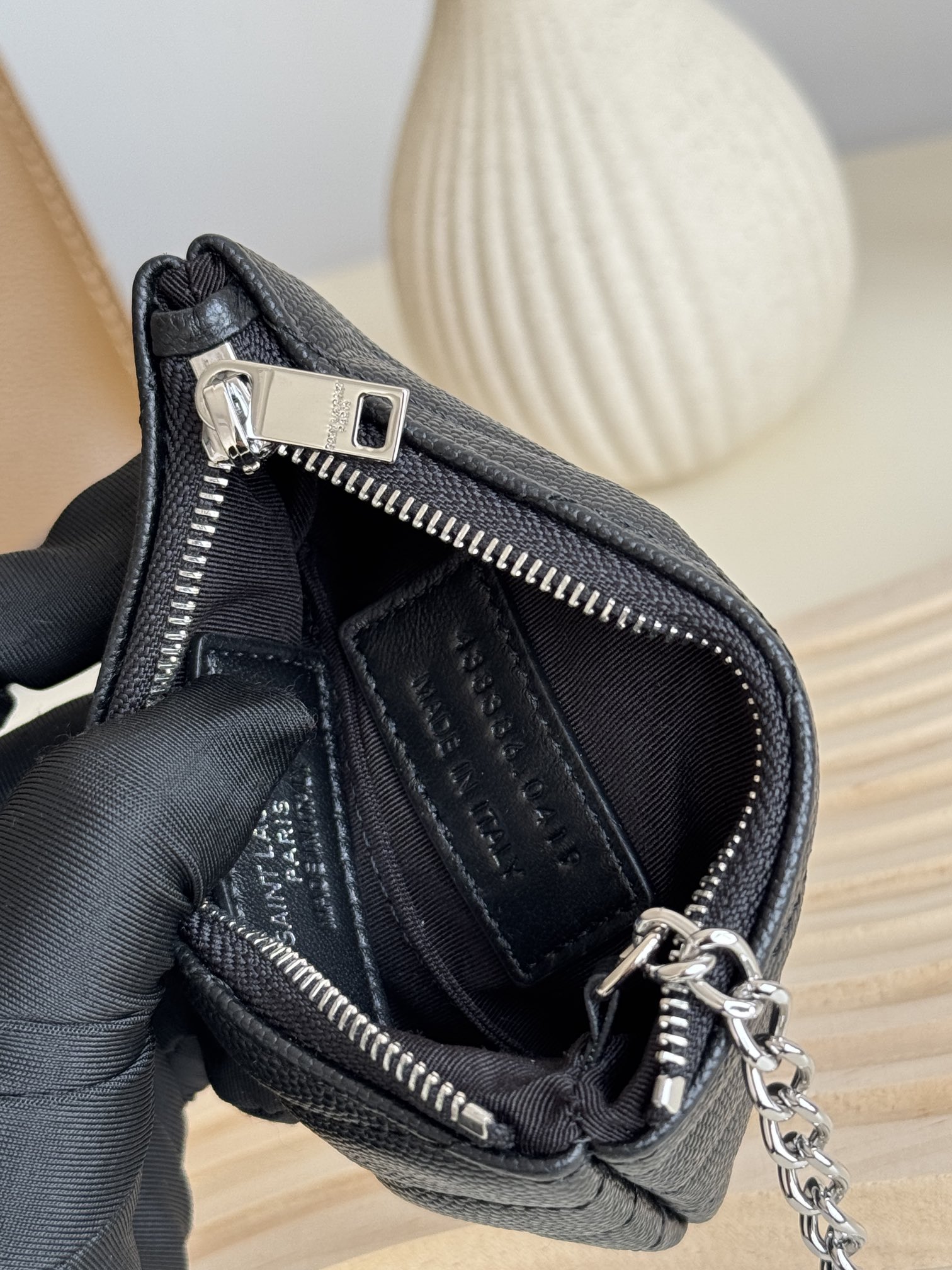 Lady Designer Ball-Patterned Cowhide Wallet -Black Sliver Wallet - Gorchic - $55.99