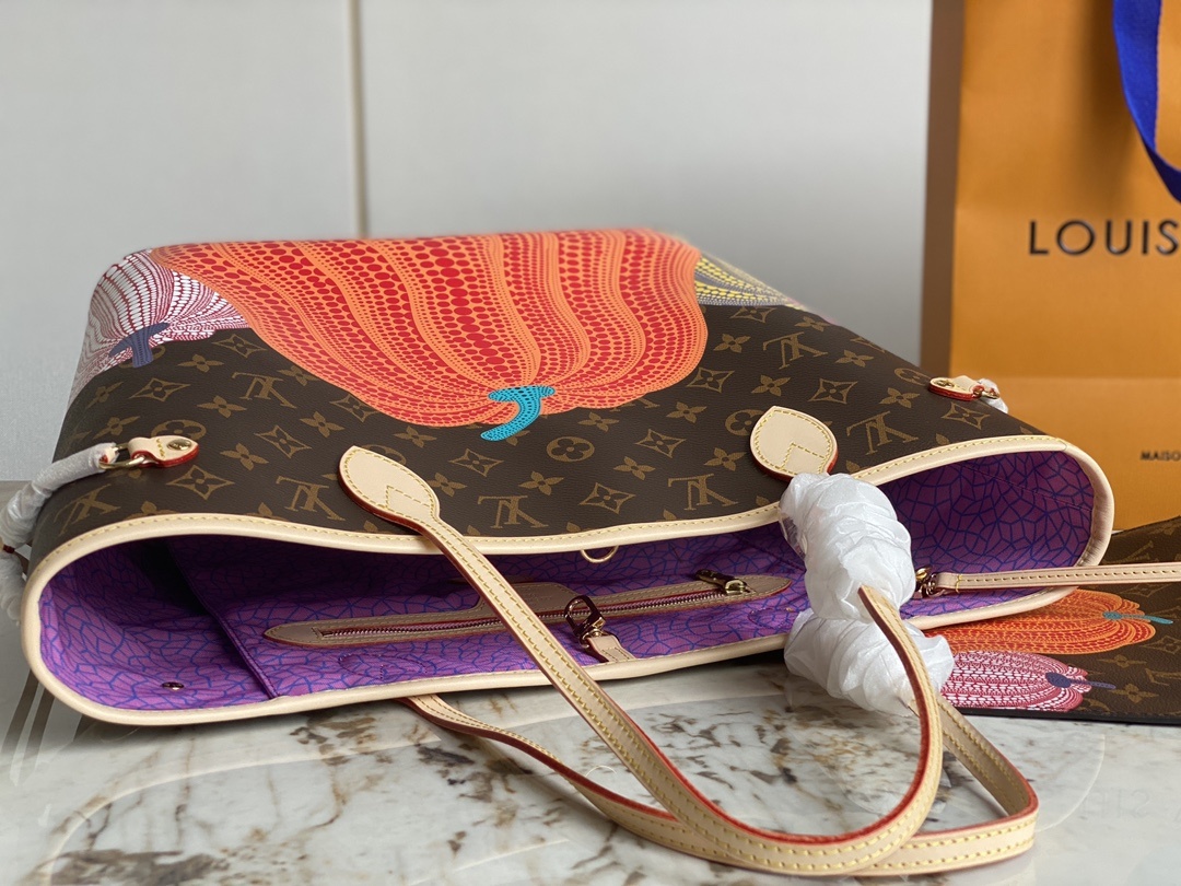 Designer Monogram  x YK Neverfull MM Medium Handbag - Gorchic - $136.99