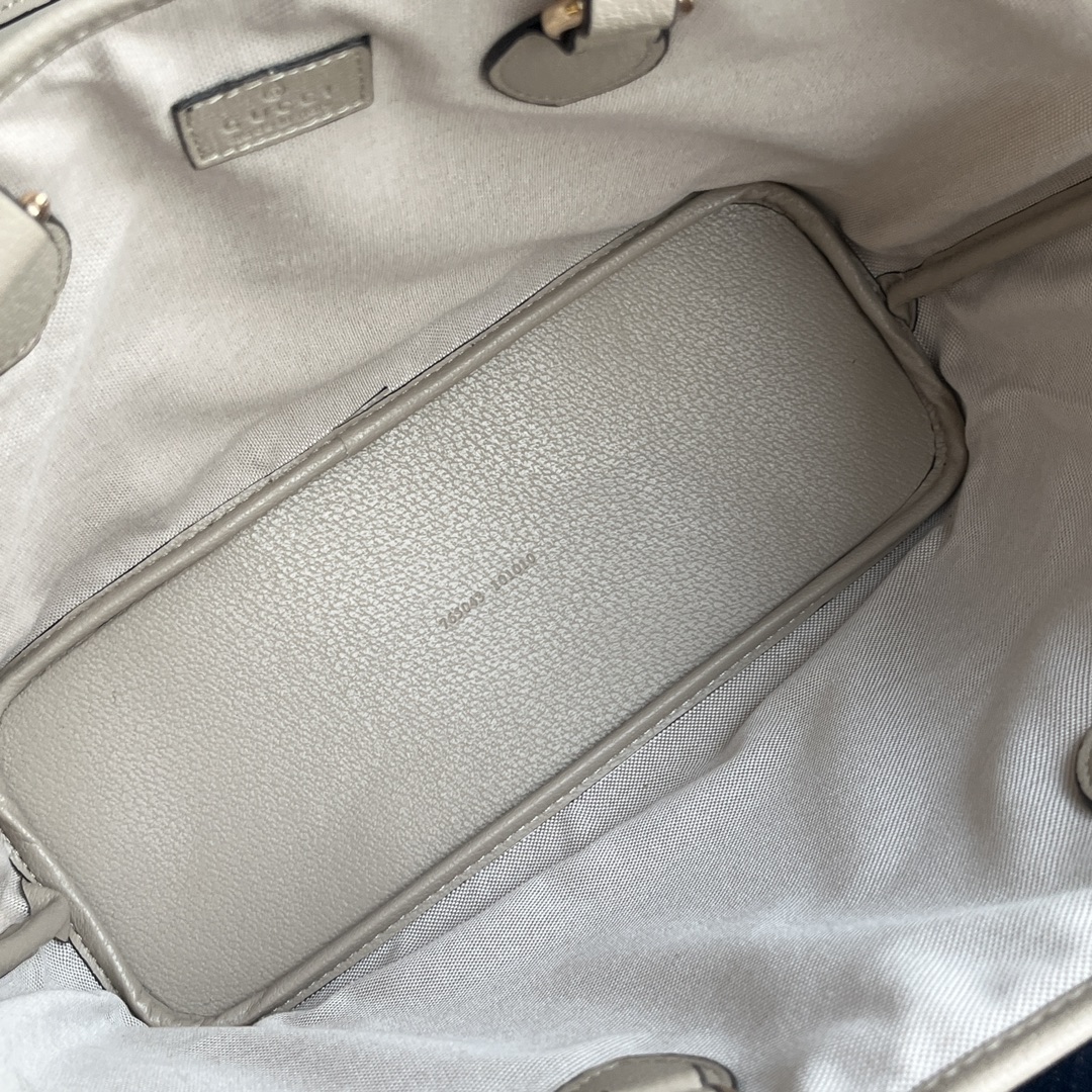 Double-G Ophidia Large Tote Bag - Oatmeal Bag - Gorchic - $135.99