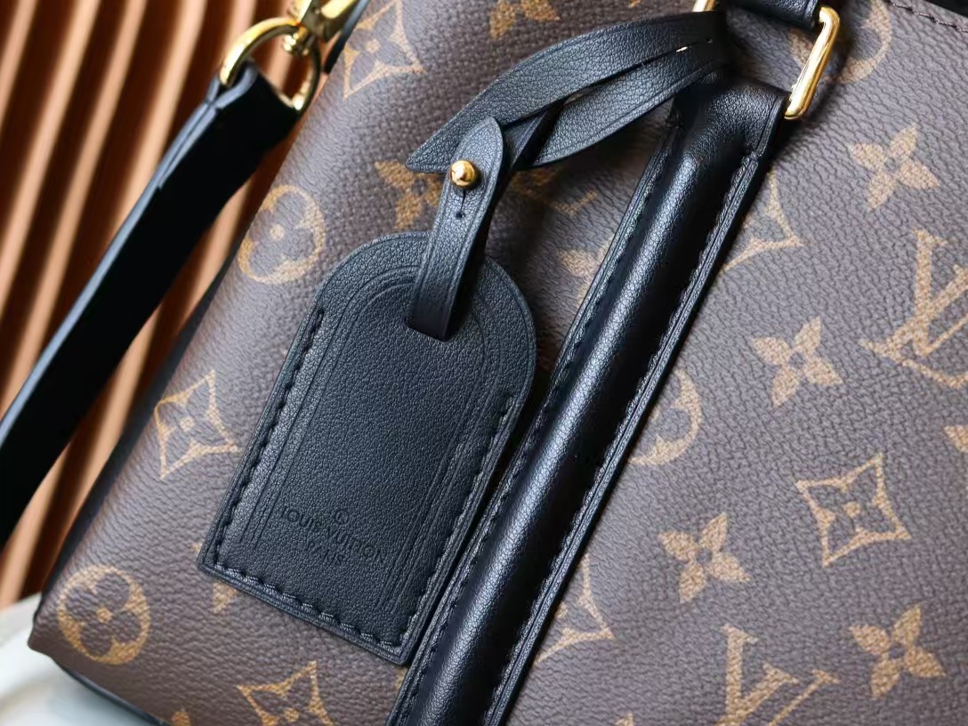 Designer Monogram Soufflot BB Black Bag - Gorchic - $127.99