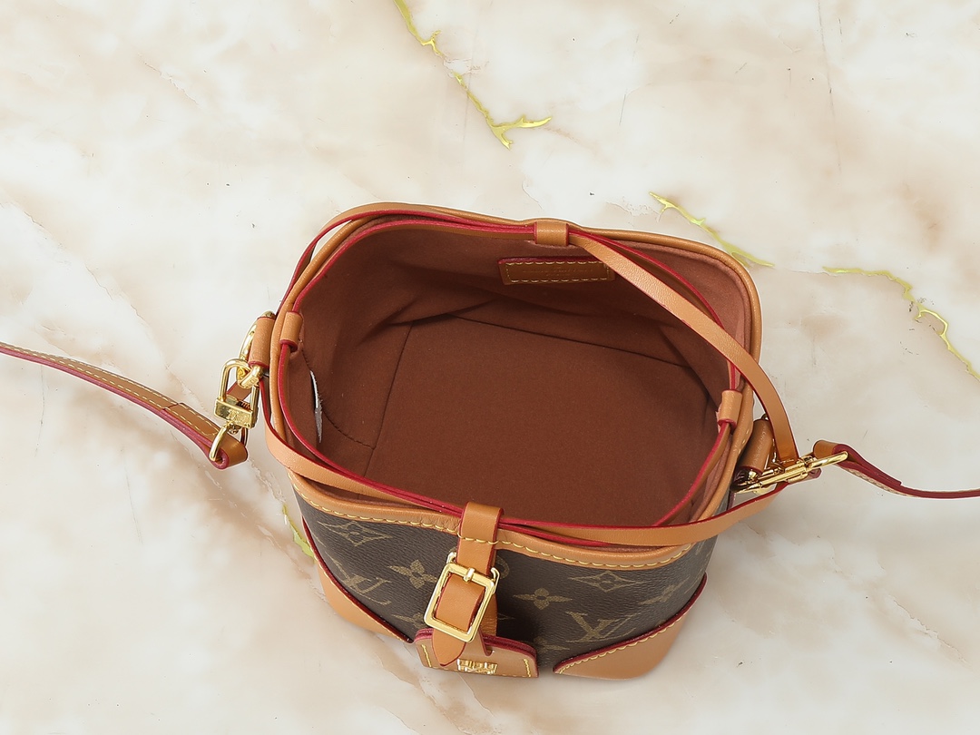 Designer Monogram Mini Bucket Bag - Gorchic - $114.99