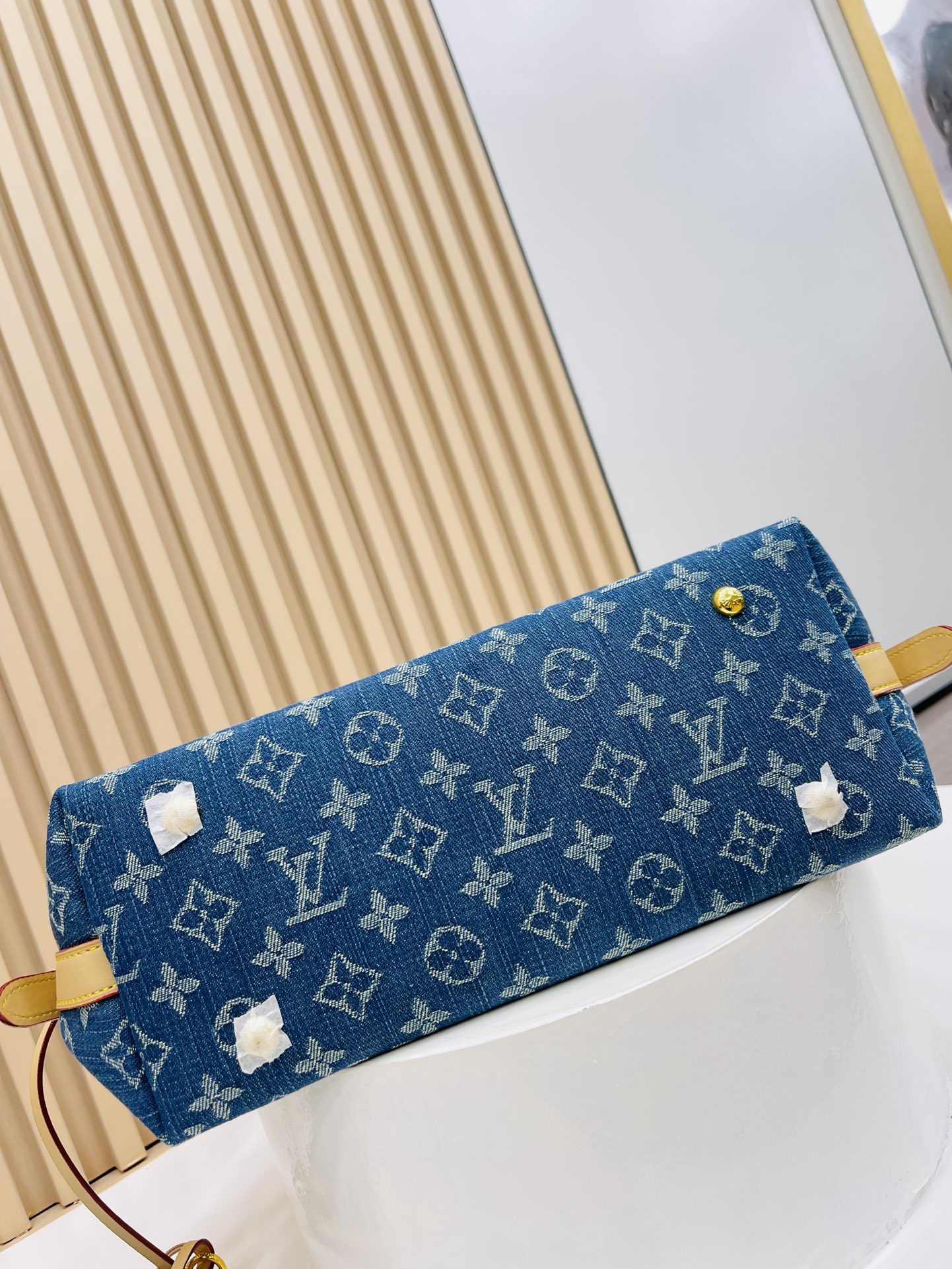 Designer Monogram  CarryAll PM - Denim Bag - Gorchic - $128.99