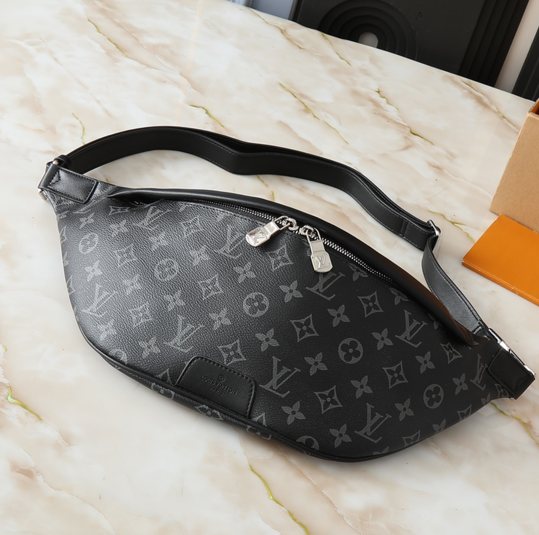 Designer Monogram Discovery Bum Bag - Black Old Fashioned Bags - Gorchic - $123.99