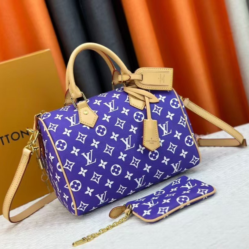 Designer Monogram SPEEDY P9 BANDOULIERE 25 HANDBAG - Bag - Gorchic - $146.99