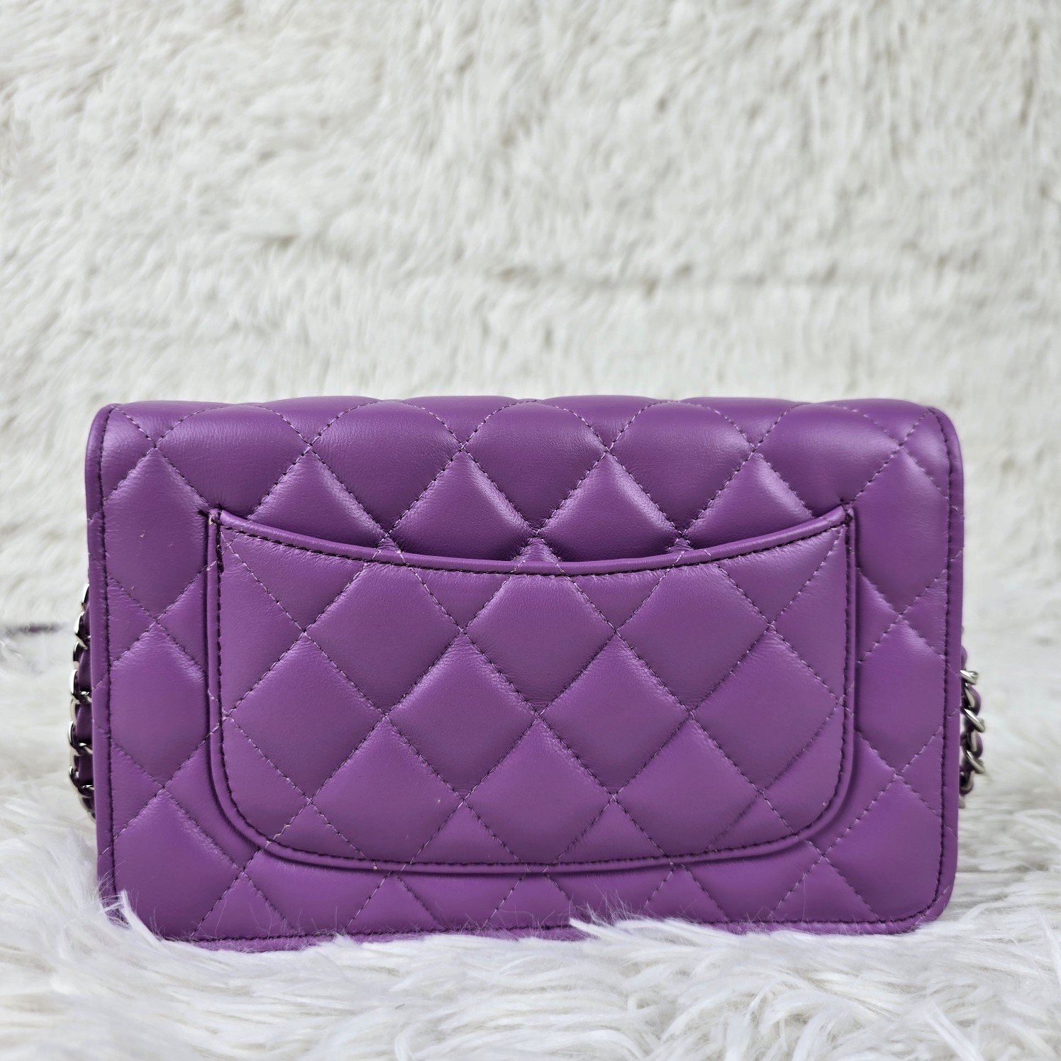 CC Inspired Shoulder Crossbody Sier Lattice Cowhide Bag - Gorchic - $123.99