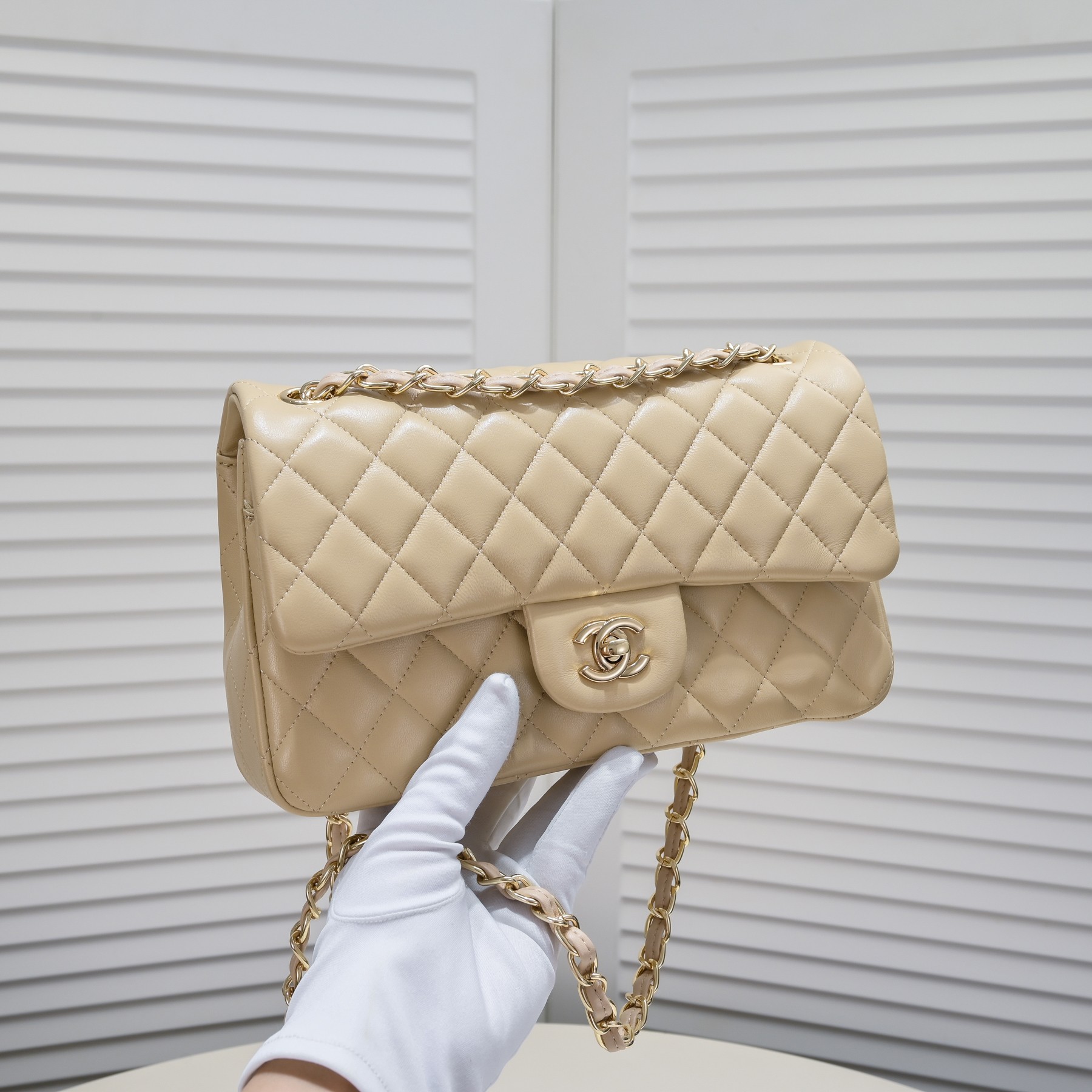 CC Inspired Classic Double Flap Bag Yellow Golden Hardware - Bag - Gorchic - $122.99