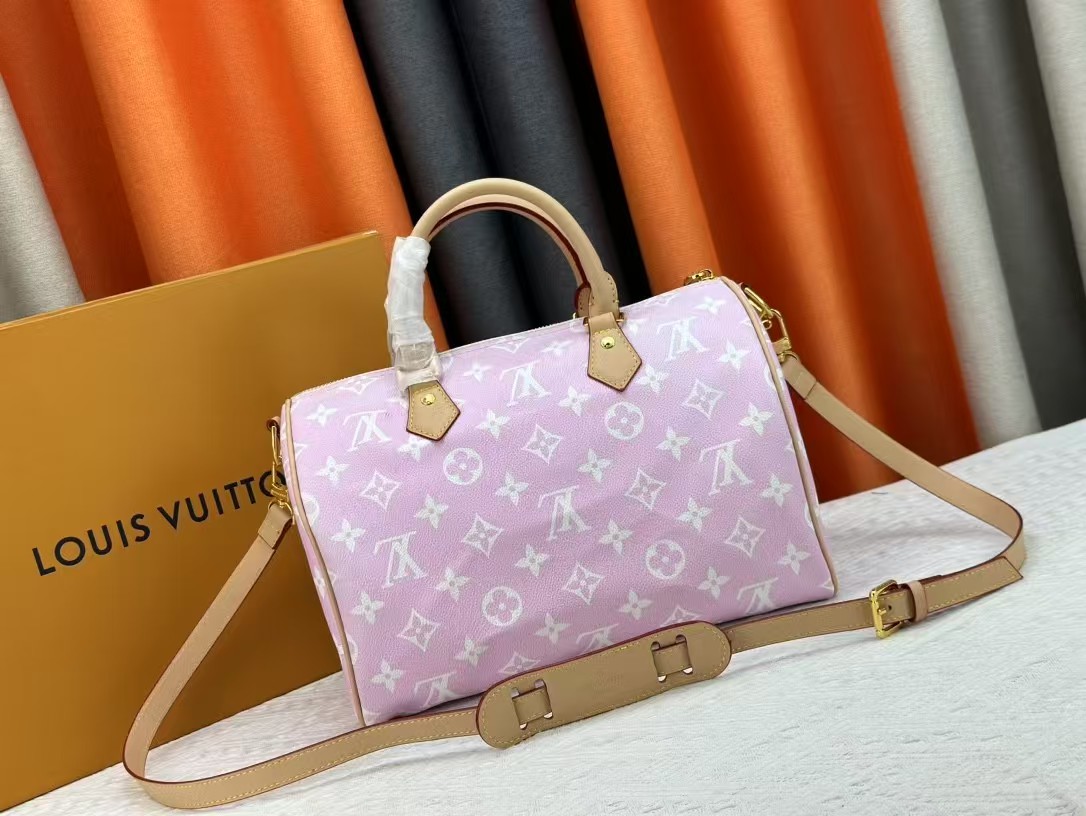 Designer Monogram Speedy P9 Bandoulière 30 Candy Pink - Bag - Gorchic - $138.99