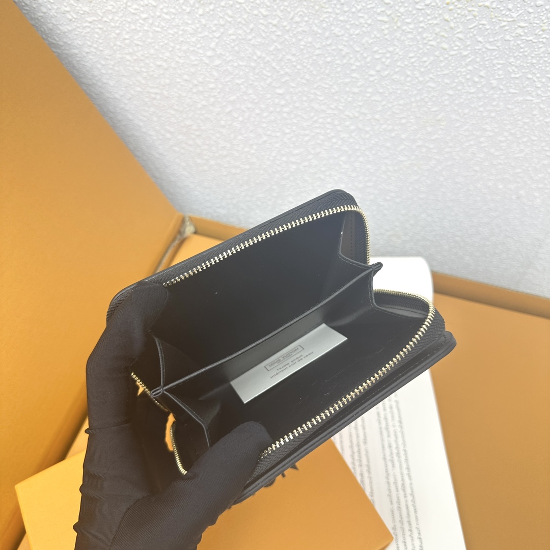 Designer Monogram Black Wallet - Gorchic - $57.99