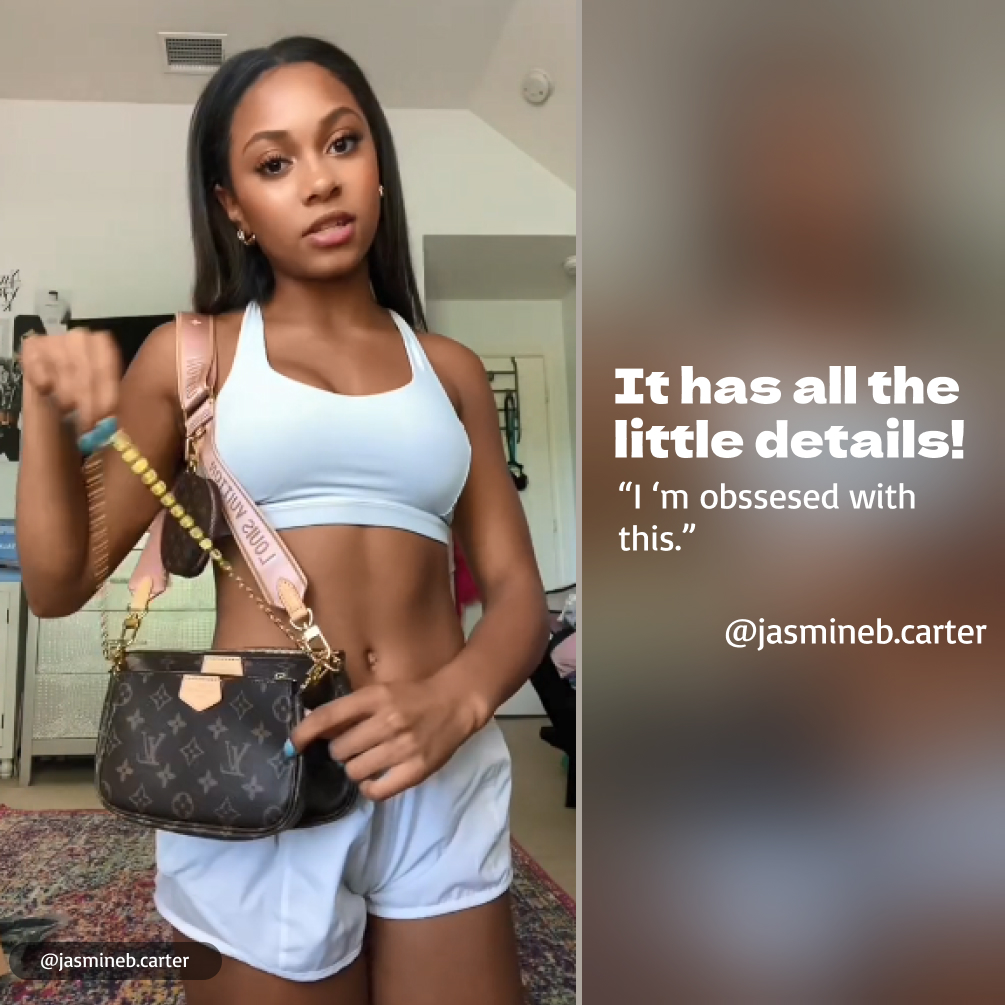 Designer Monogram  Multi Pochette Accessoires Bag - Gorchic - $91.99