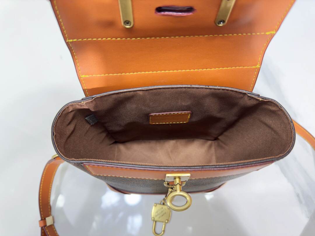 Designer Monogram Steamer Crossbody Monogram canvas  Bag - Gorchic - $117.99