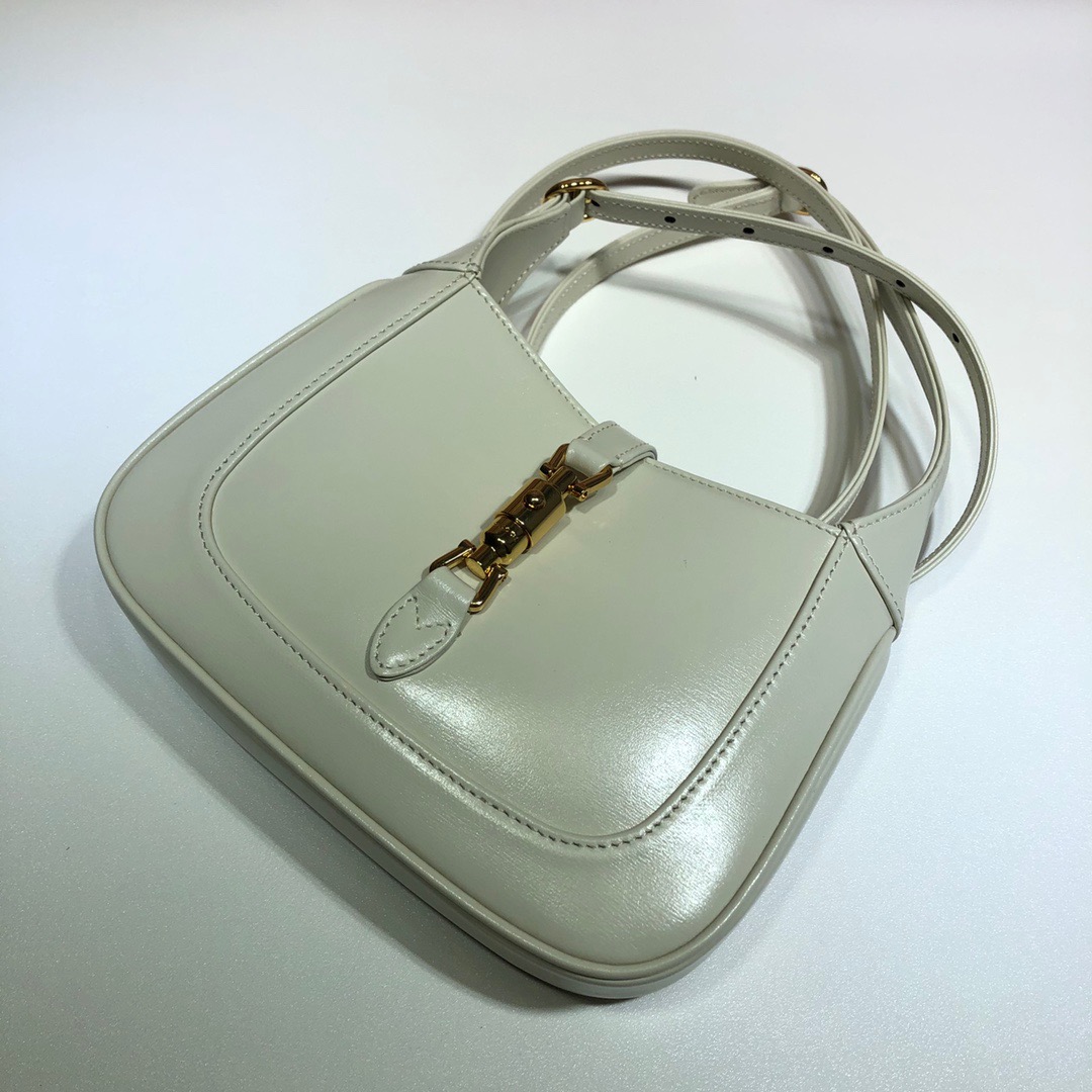 Double-G Jackie 1961 mini shoulder bag-White - Bag - Gorchic - $121.99