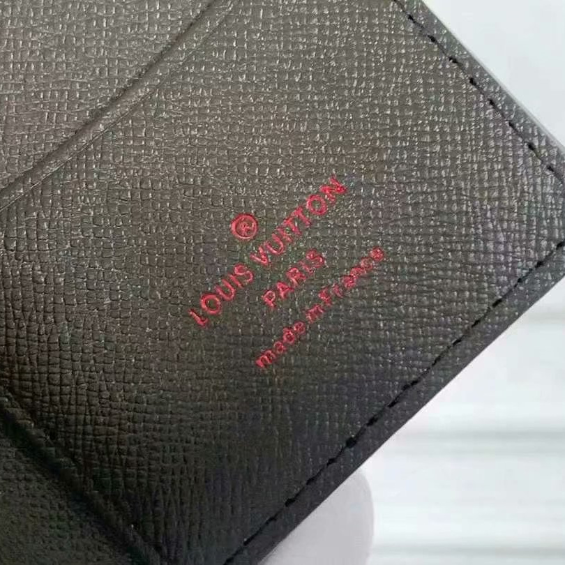 Designer Monogram Pocket Organizer Damier Graphite Canvas Wallet - Gorchic - $110.99