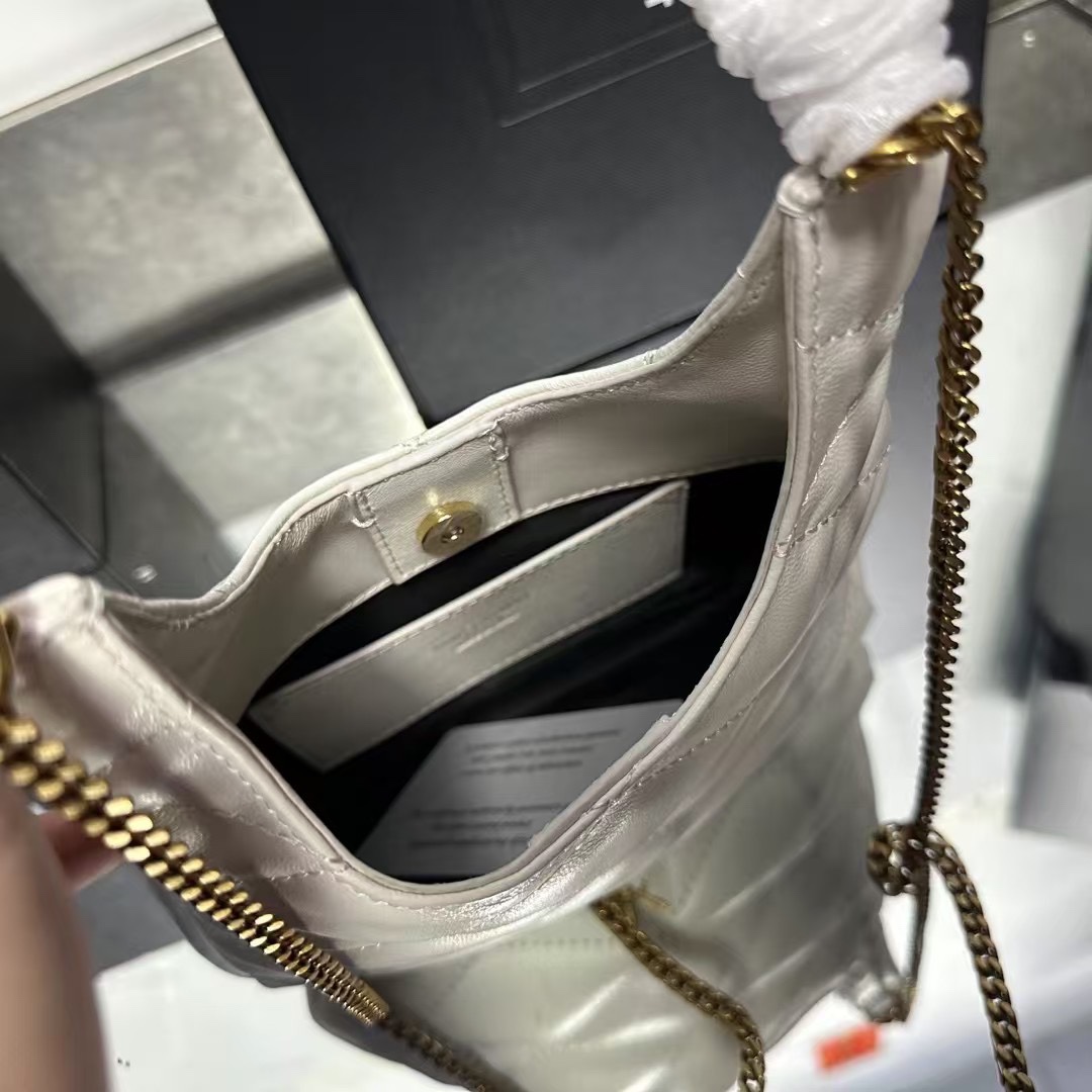 Lady Designer New Sade hobo - White Bag - Gorchic - $129.99