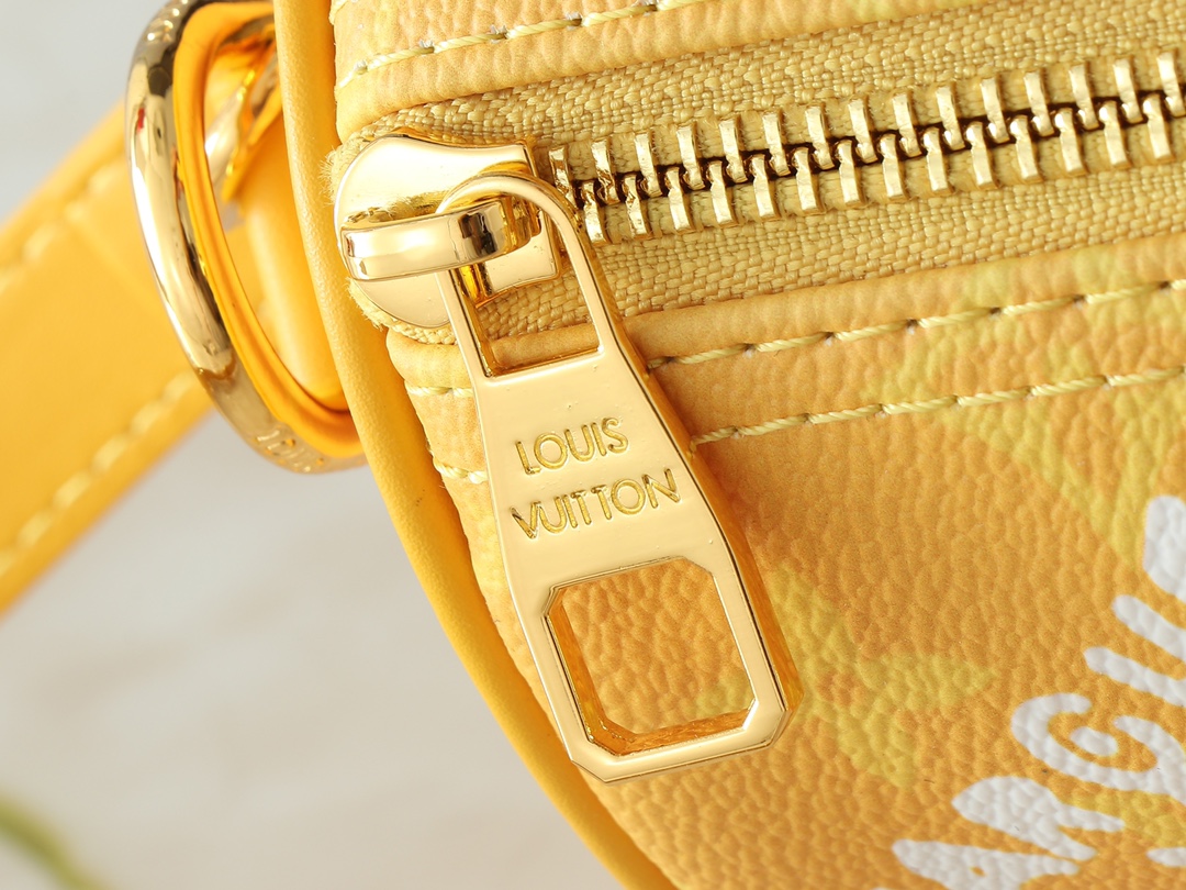 Designer Monogram Keepall 25 Yellow Pillow Bag - Gorchic - $135.99