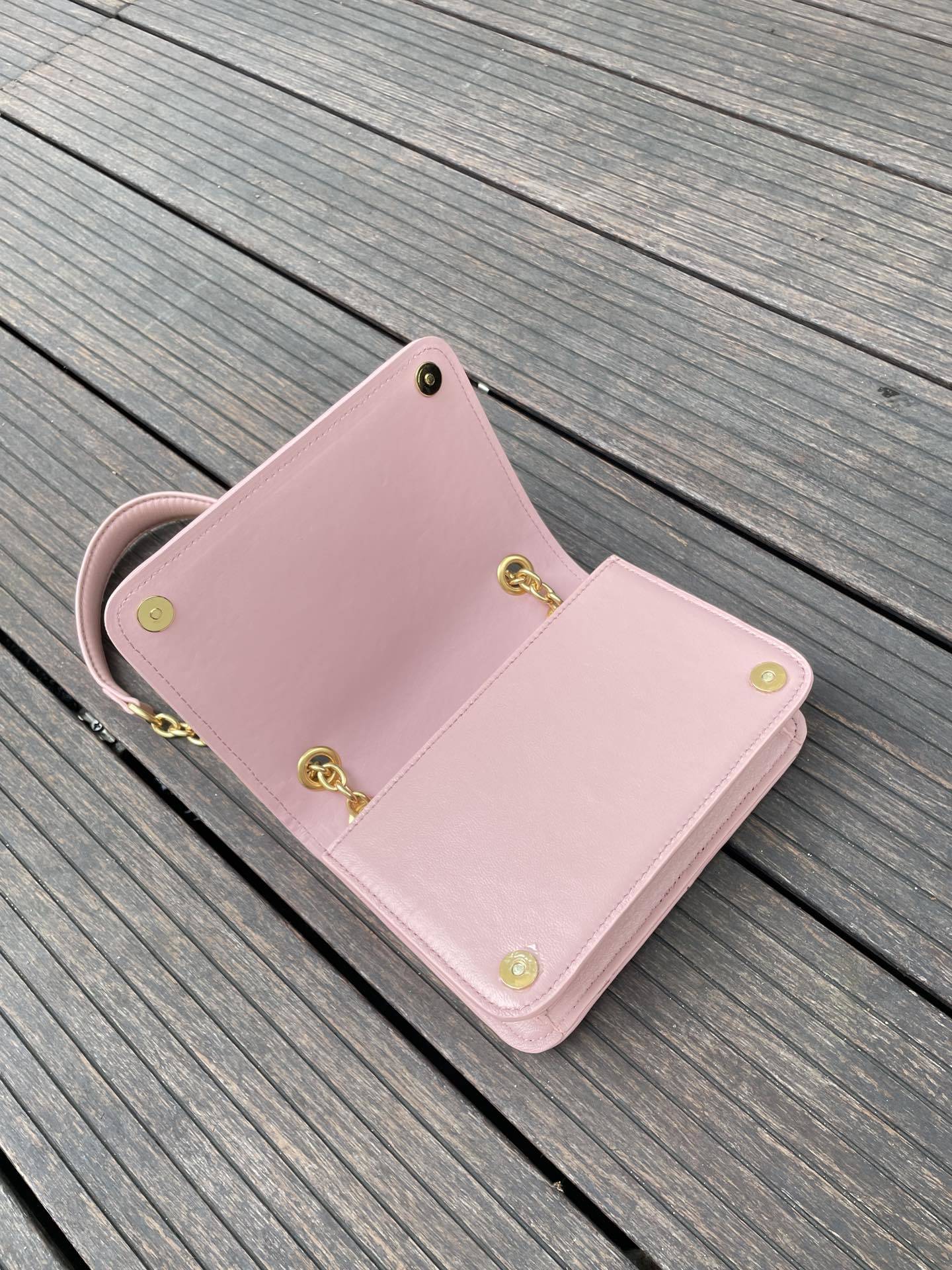 MU Matelassé nappa leather mini bag Pink - Bag - Gorchic - $117.99