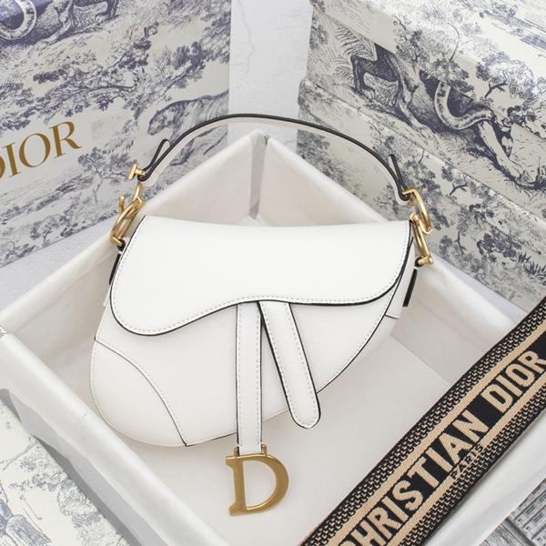 D Inspired Saddle Latte Grained Calfskin Bags - Gorchic - $148.99