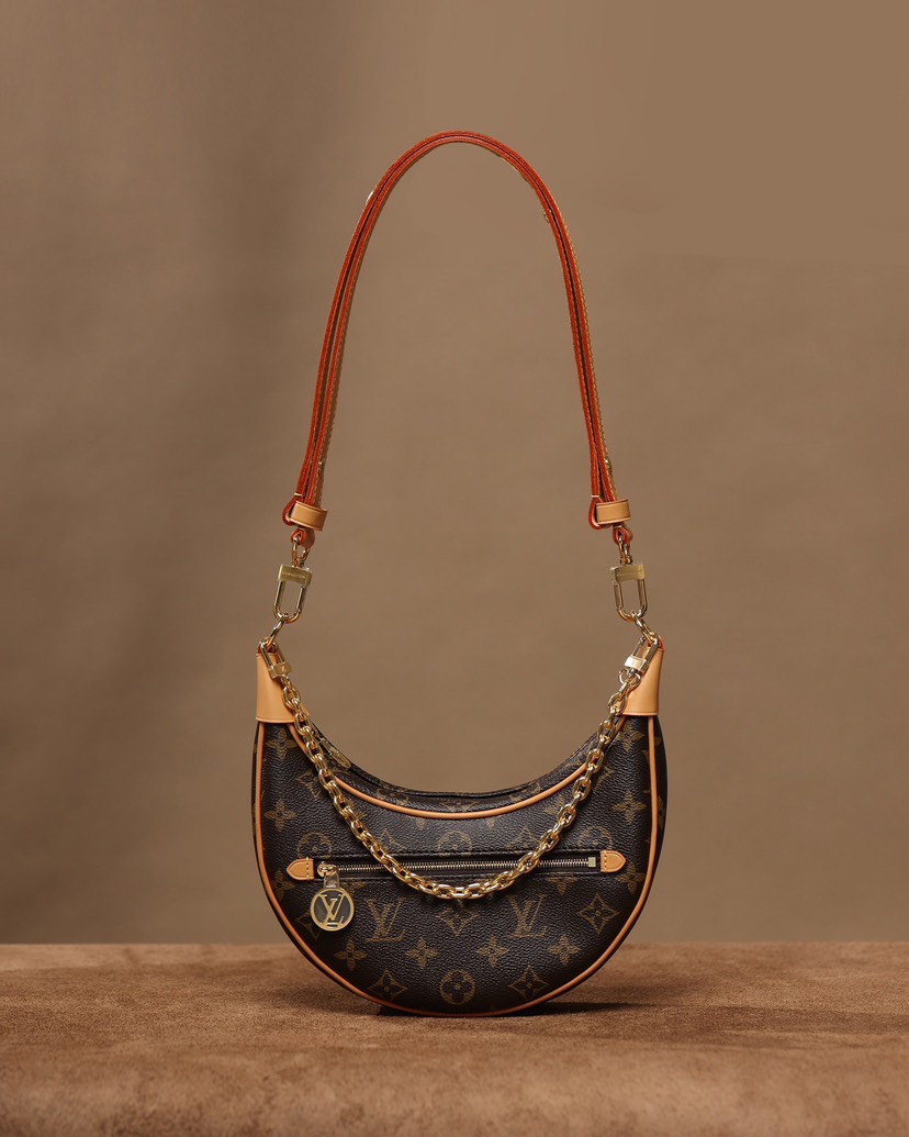 Designer Monogram  Loop Handbag Monogram Brown - Bag - Gorchic - $110.99