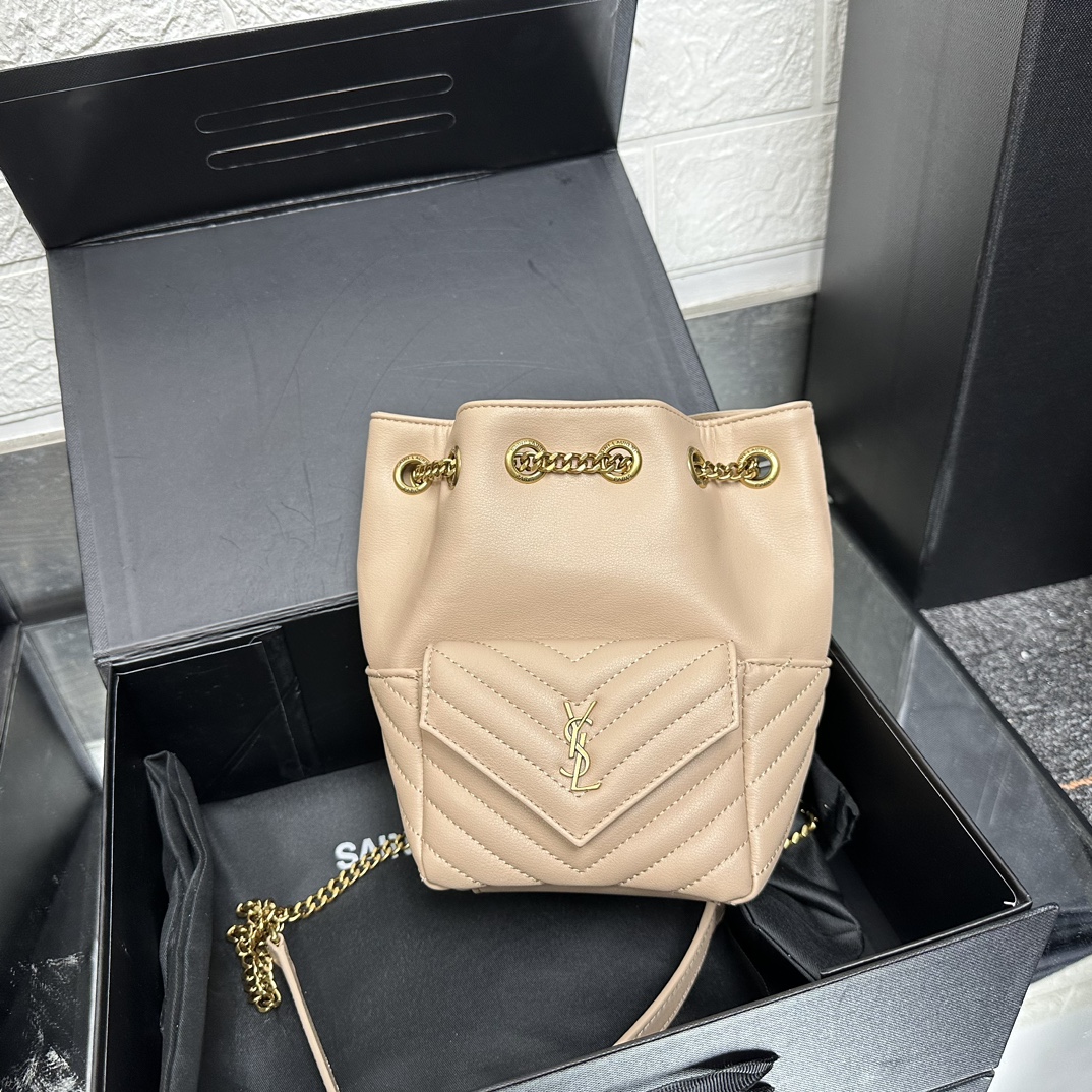 Lady Designer JOE backpack in Calfskin White - Bag - Gorchic - $139.99