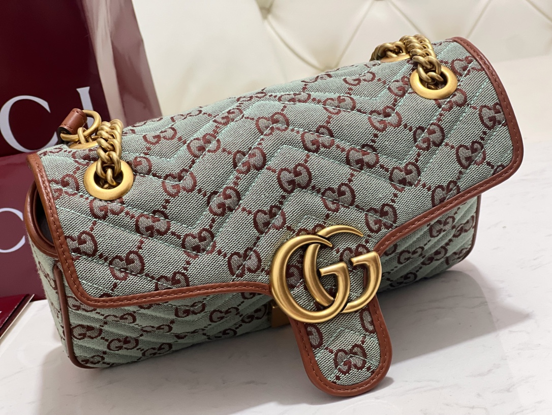 Double-G GG Marmont Shoulder Bag Multiple Size - Bag - Gorchic - $124.99