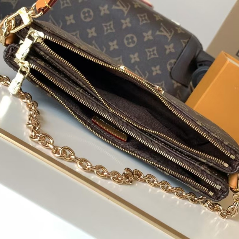 Designer Monogram Liv Pochette Monogram Bag - Gorchic - $123.99