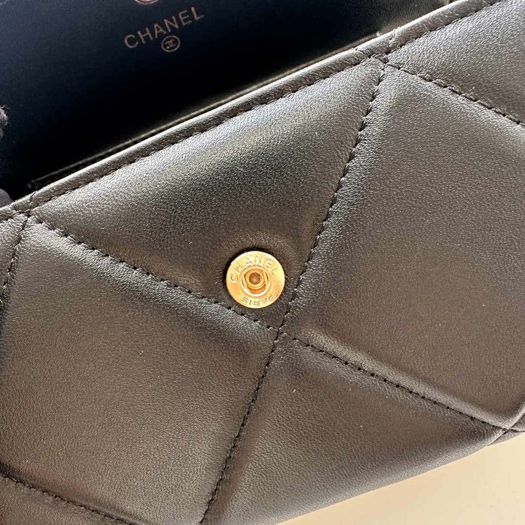 CC Inspired Chain Shoulder Crossbody Small Bag - Black Plain Bag - Gorchic - $109.99